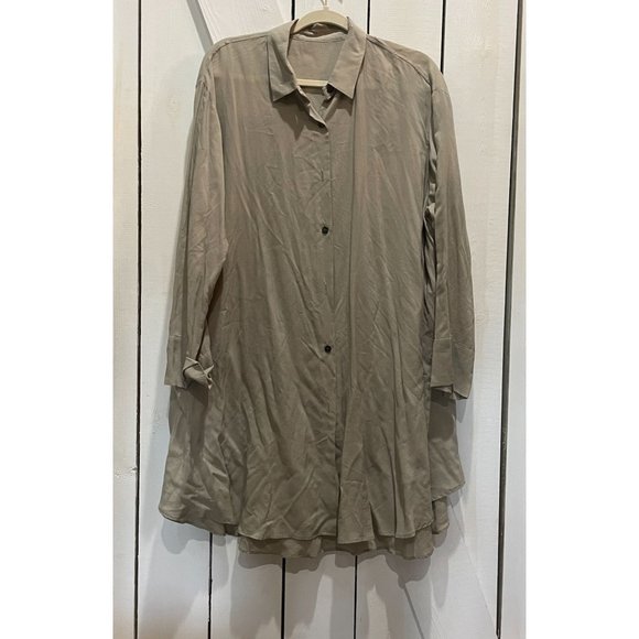 MATSUO International Japan Lagenlook tan Tunic 38 - Picture 1 of 8